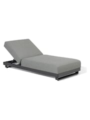 Maze Zinc Grey Ibiza Garden Sunlounger - Image 1 of 1