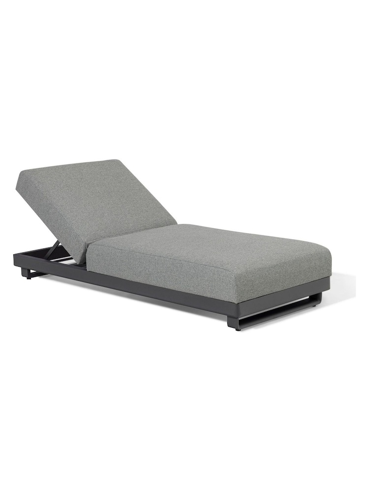 Maze Zinc Grey Ibiza Garden Sunlounger - Image 1 of 1