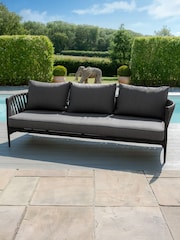 Maze Charcoal Milan Garden 3 Seater Sofa Set - Image 11 of 19
