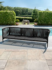 Maze Charcoal Milan Garden 3 Seater Sofa Set - Image 13 of 19
