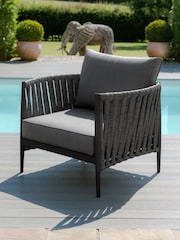 Maze Charcoal Milan Garden 3 Seater Sofa Set - Image 15 of 19