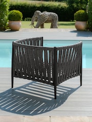 Maze Charcoal Milan Garden 3 Seater Sofa Set - Image 18 of 19