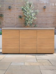 Maze Acacia Wood Bali Outdoor Kitchen Triple 180x60x90 Configuration Storage Unit - Image 1 of 9