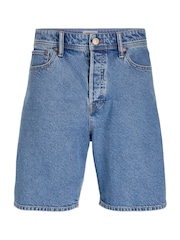 JACK & JONES Blue Loose Fit Denim Shorts - Image 1 of 2