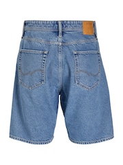 JACK & JONES Blue Loose Fit Denim Shorts - Image 2 of 2