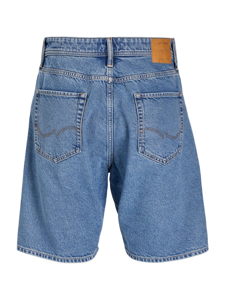 JACK & JONES Blue Loose Fit Denim Shorts - Image 2 of 2
