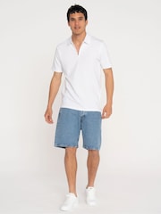 JACK & JONES Blue Loose Fit Denim Shorts - Image 3 of 6