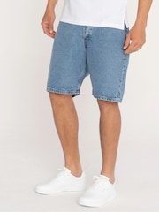 JACK & JONES Blue Loose Fit Denim Shorts - Image 4 of 6