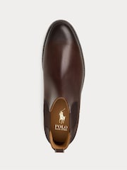 Polo Ralph Lauren Brown Asher Chelsea Mid Cut Boots - Image 4 of 4