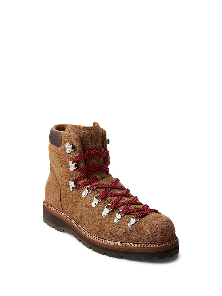 Polo Ralph Lauren Brown Alpine Mid Cut Boots - Image 2 of 4