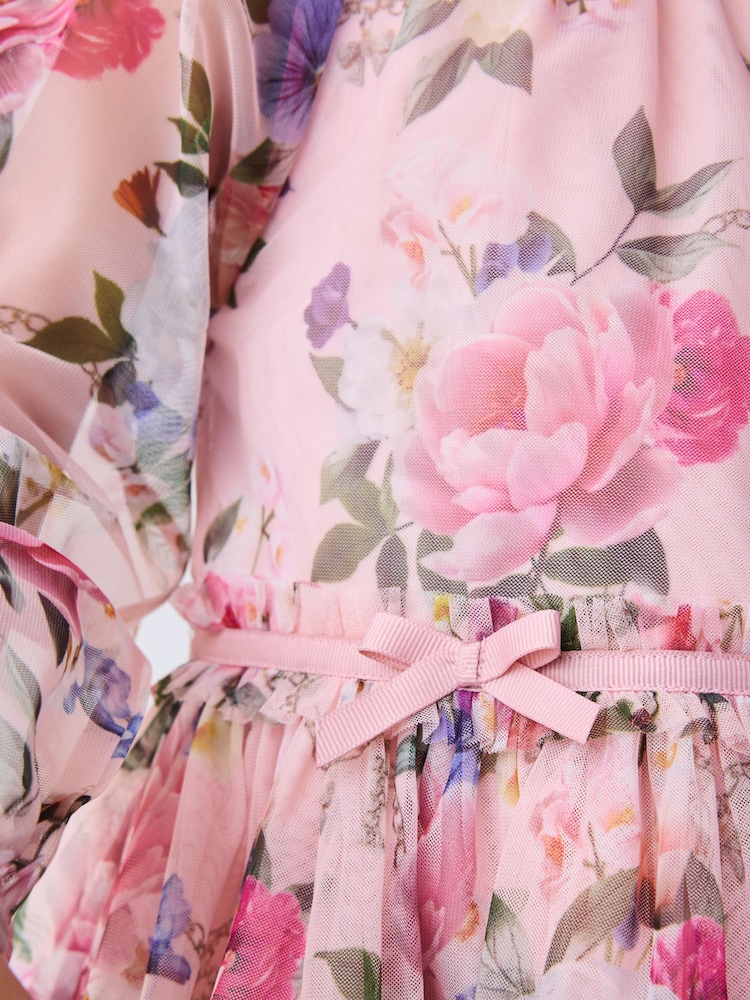 ted baker long sleeve floral dress Ted Baker Kelly Floral Print Midi Dress UFO No More
