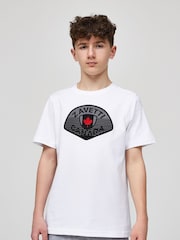 Zavetti Canada Juniors 100% Cotton Botticini Reflective White T-Shirt - Image 1 of 5