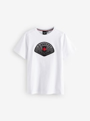 Zavetti Canada Juniors 100% Cotton Botticini Reflective White T-Shirt - Image 5 of 5