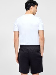 French Connection Natural 100% Cotton Textured Vertical Stripe Short Sleeve Button Polo Top - Image 2 of 5