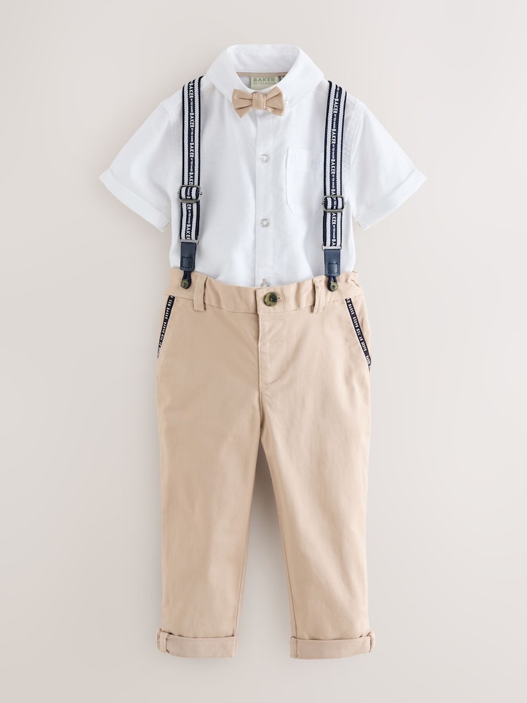 Baker by Ted Baker Shirt Trousers and Braces Set - Image 1 of 9 Baker by Ted Baker Shirt Trousers and Braces Set - Image 1 of 9