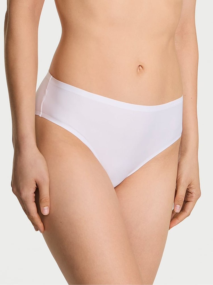 Victoria's Secret White Bikini Mid-Rise Knickers - Image 1 of 2 Victoria's Secret White Bikini Mid-Rise Knickers - Image 1 of 2