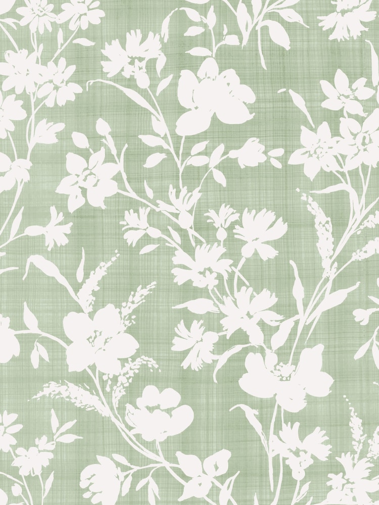 Laura Ashley White Havana Garden Rattan Chair with Rye Sage Cushions - Image 3 of 3