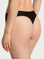 Victoria's Secret Black Thong Mid-Rise Knickers - Image 2 of 3
