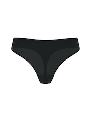 Victoria's Secret Black Thong Mid-Rise Knickers - Image 3 of 3