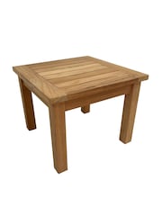 Laura Ashley Natural Salcey Garden Teak Side Table - Image 2 of 3