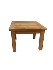 Laura Ashley Natural Salcey Garden Teak Side Table - Image 3 of 3
