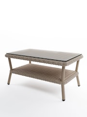 Laura Ashley Natural Carrdale Garden Rattan Coffee Table - Image 2 of 3
