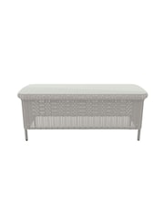 Laura Ashley 4 Piece Cream Arley Garden Rattan Sofa Set With Oakley Cushions - Image 2 of 4