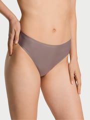 Victoria's Secret Cloudy Grey Thong Mid-Rise Knickers - Image 1 of 3