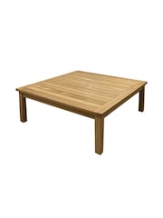 Laura Ashley Natural Salcey Garden 2 Piece Teak Corner Sofa and Table S Cushions - Image 3 of 4