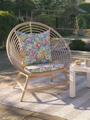 Laura Ashley White Havana Garden Rattan Sofa and Coffee Table Cushions - Image 2 of 5