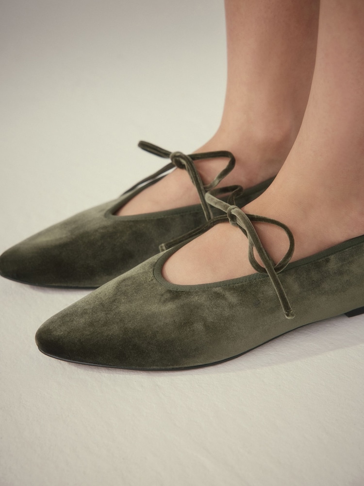 Buy Emerald Green Forever Comfort Velvet Tie Mary Jane Shoes from Next USA Buy Emerald Green Forever Comfort Velvet Tie Mary Jane Shoes from Next USA