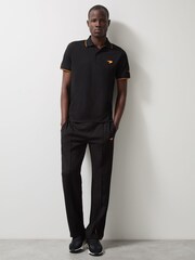 Reiss Black Crypto Uniform Polo Shirt - Image 6 of 9