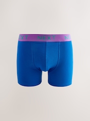 Navy Bright Purple/ Orange Waistbands Rich Trunk Boxers 10 Pack - Image 11 of 14