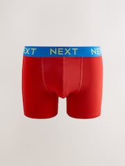 Navy Bright Purple/ Orange Waistbands Rich Trunk Boxers 10 Pack - Image 12 of 14