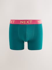 Navy Bright Purple/ Orange Waistbands Rich Trunk Boxers 10 Pack - Image 2 of 14