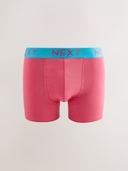Navy Bright Purple/ Orange Waistbands Rich Trunk Boxers 10 Pack - Image 4 of 14