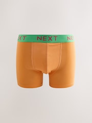 Navy Bright Purple/ Orange Waistbands Rich Trunk Boxers 10 Pack - Image 7 of 14