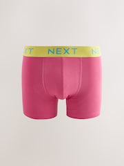 Navy Bright Purple/ Orange Waistbands Rich Trunk Boxers 10 Pack - Image 8 of 14