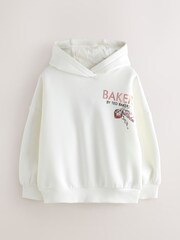 Baker by Ted Baker Oversized Back Print Hoodie - Image 1 of 4