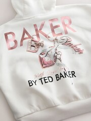 Baker by Ted Baker Oversized Back Print Hoodie - Image 4 of 4