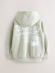 Baker by Ted Baker Oversized Back Print Hoodie - Image 2 of 4