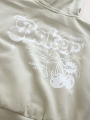 Baker by Ted Baker Oversized Back Print Hoodie - Image 3 of 4
