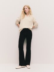 Chocolate marrom - Cord Boootcut Trousers - Imagem 3 de 7