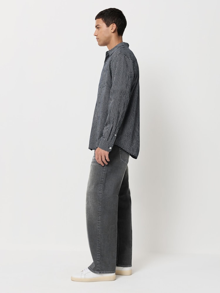 Washed Black Baggy Fit Classic Stretch Jeans - Image 2 of 11 Washed Black Baggy Fit Classic Stretch Jeans - Image 2 of 11