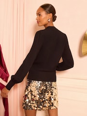 Love & Roses Embellished Fine Gauge Jumper - Slika 4 iz 4