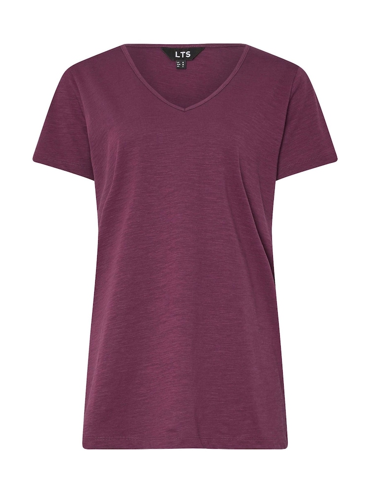 Long Tall Sally 100% algodão V-Neck T-Shirts 2 com pacote - Imagem 8 de 8