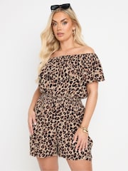 Yours Curve Bardot Playsuit - Imagen 2 de 5