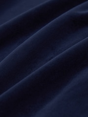 Navy Velvet Column Skirt - Image 2 of 3