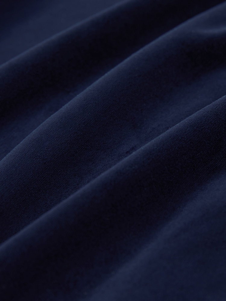 Navy Velvet Column Skirt - Image 2 of 3