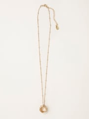FatFace Gold Tone Ring Necklace - Image 1 of 2